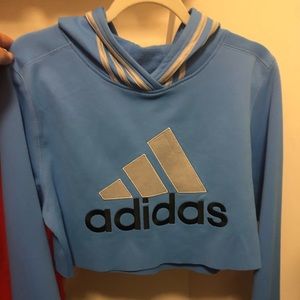 Adidas long sleeve crop top